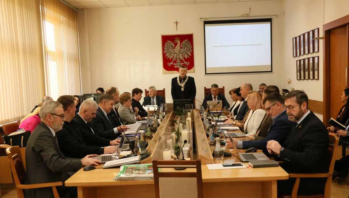Sesja Rady Miasta/fot.: UM Limanowa