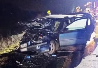 Tragiczny wypadek w Podrzeczu: pasażerka zmarła w szpitalu - zdjęcie główne