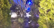 W sylwestrową noc spłonęły tuje przy kaplicy - zdjęcie 4