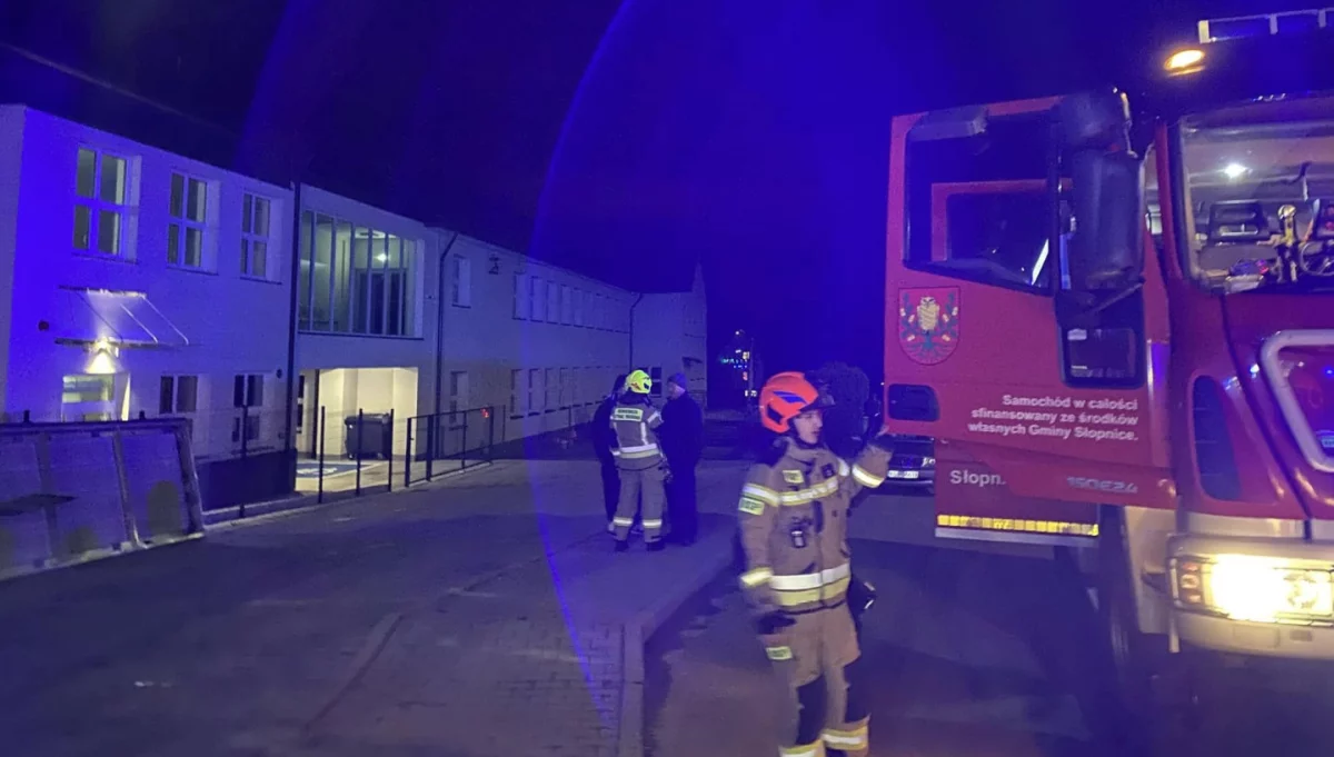 Działania strażaków/fot.: OSP Słopnice Dolne