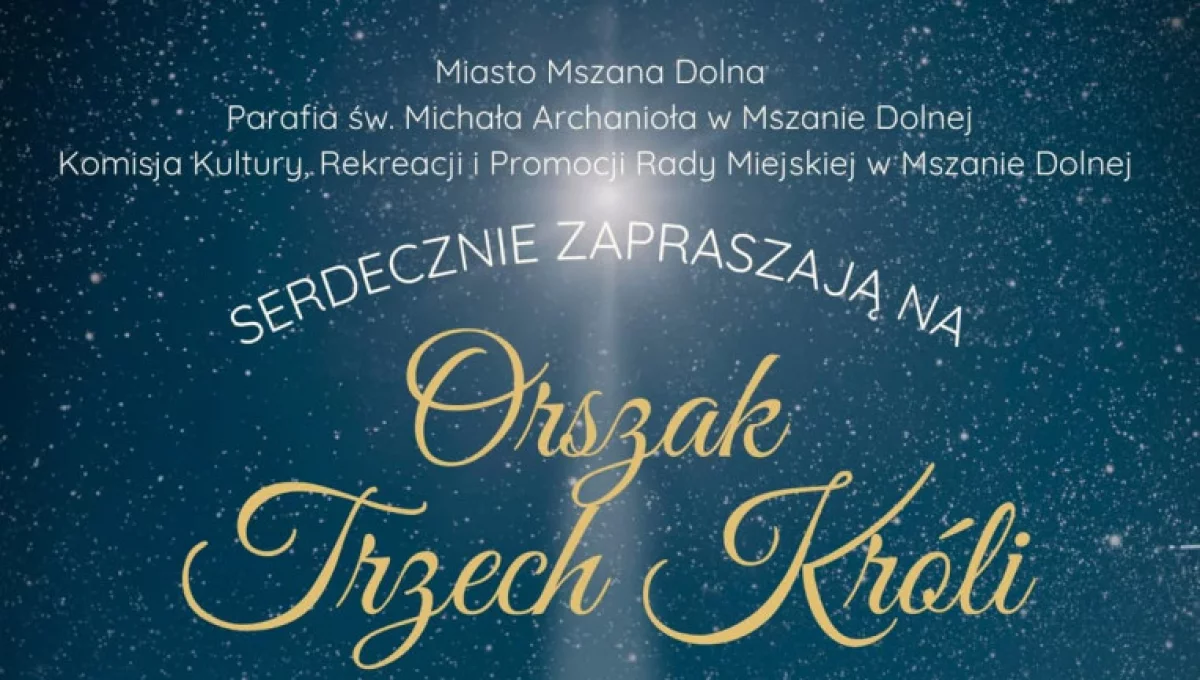 Orszak Trzech Króli powraca do Mszany Dolnej