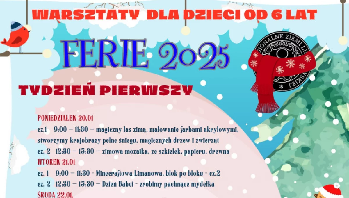Muzeum Regionalne Ziemi Limanowskiej zaprasza na ferie zimowe