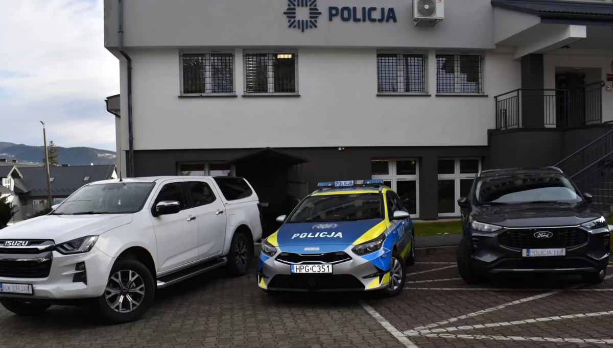 Nowe radiowozy KPP w Limanowej