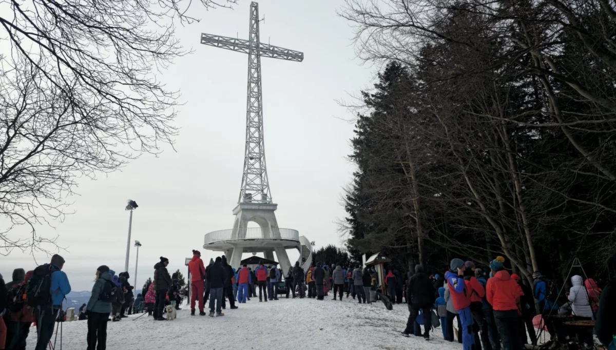 Złaz Turystyczny na Miejskiej Górze/fot.: UM Limanowa 