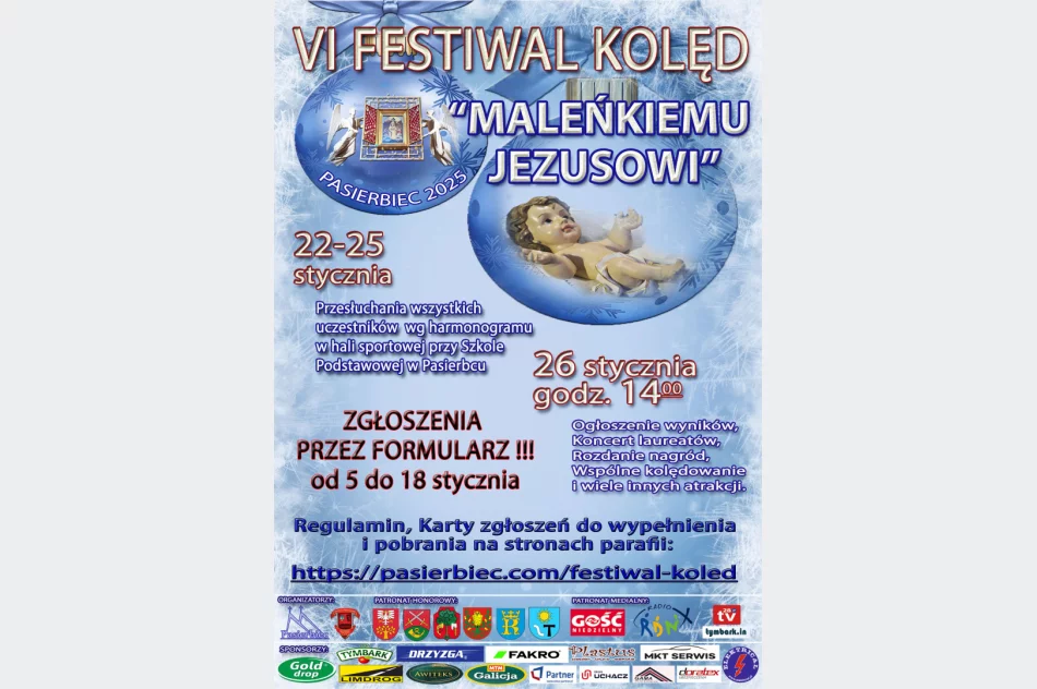 Zaproszenie na VI Festiwal Kolęd “Maleńkiemu Jezusowi" - zdjęcie 2