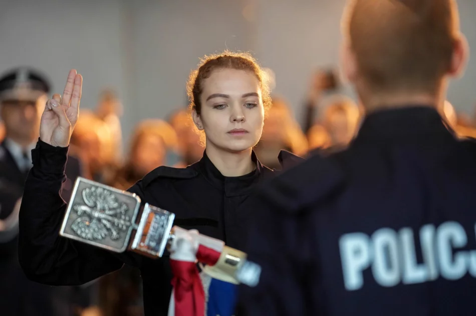 Ślubowanie nowych funkcjonariuszy - trzech rozpocznie służbę u nas - zdjęcie 2
