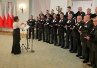 Chór Męski działający przy Bazylice Matki Boskiej Bolesnej w Pałacu Prezydenckim - zdjęcie główne
