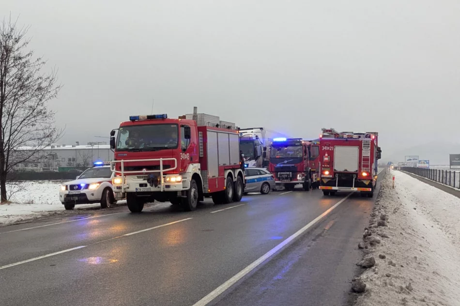 Śmiertelny wypadek na drodze krajowej nr 75 (ZDJĘCIA) - zdjęcie 4