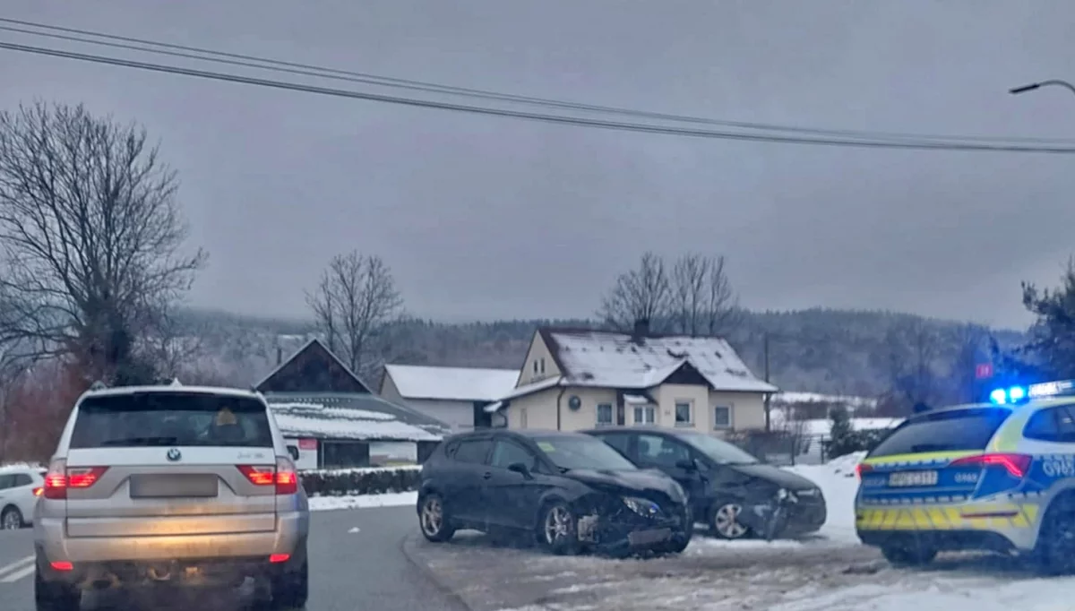 Zignorował "stop" i doprowadził do kolizji