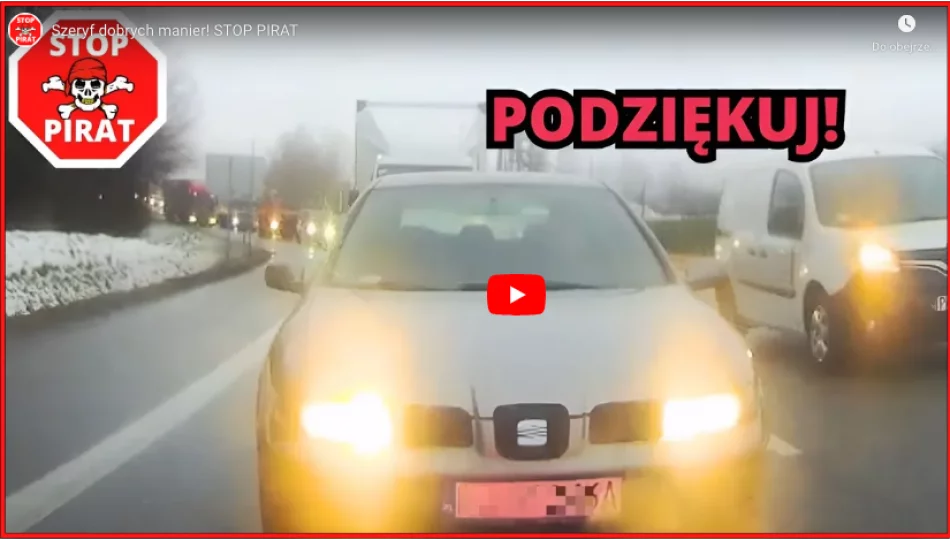  "Szeryf dobrych manier" z Limanowej na YouTube (WIDEO) - zdjęcie 1