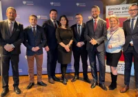  Konferencja prasowa dot. ogłoszenia przetargu na budowę linii kolejowej pomiędzy Podłężem, a Gdowem - zdjęcie główne