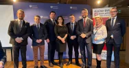  Konferencja prasowa dot. ogłoszenia przetargu na budowę linii kolejowej pomiędzy Podłężem, a Gdowem - zdjęcie 2