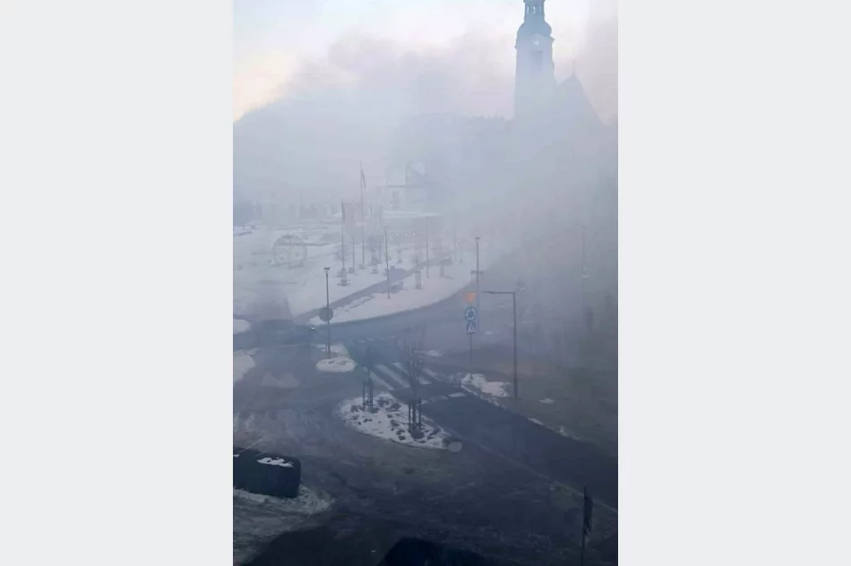 Pożar sadzy zadymił cały rynek - zdjęcie 2
