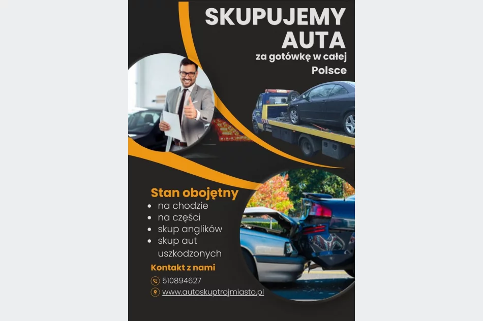 skup samochodów, skup samochodów za gotówkę, skup aut na części - zdjęcie 1