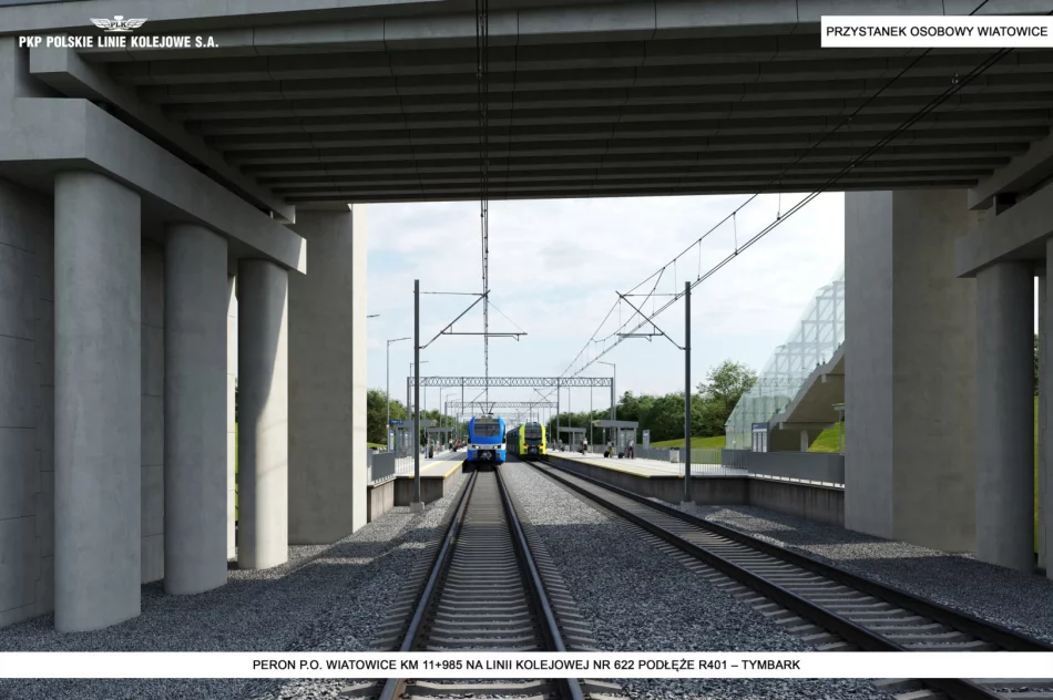 Wizualizacje linii Podłęże - Piekiełko: stacje, wiadukty i tunel - zdjęcie 4