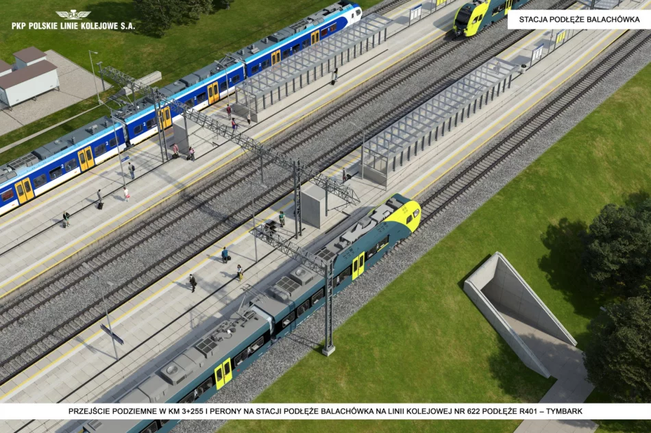 Wizualizacje linii Podłęże - Piekiełko: stacje, wiadukty i tunel - zdjęcie 6