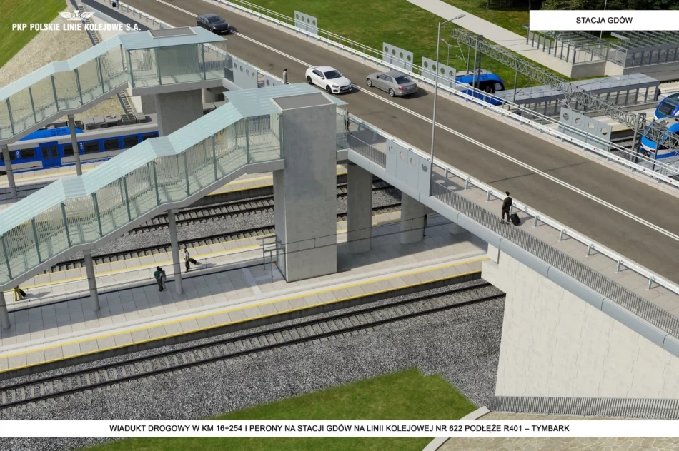 Wizualizacje linii Podłęże - Piekiełko: stacje, wiadukty i tunel - zdjęcie 7