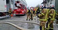 Pożar w zakładzie produkcyjnym, w akcji kilka jednostek straży - zdjęcie 3