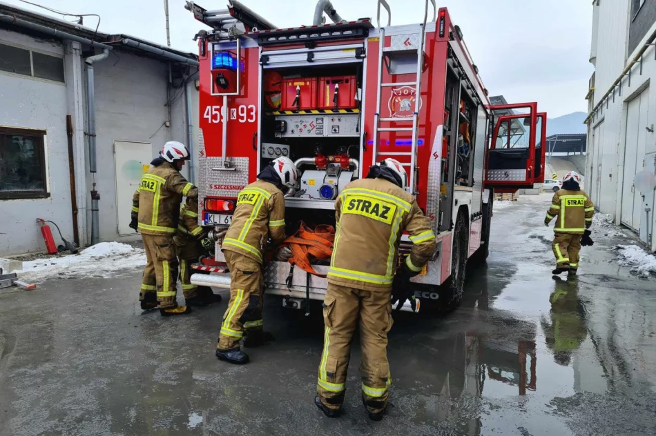 Pożar w zakładzie produkcyjnym, w akcji kilka jednostek straży - zdjęcie 5