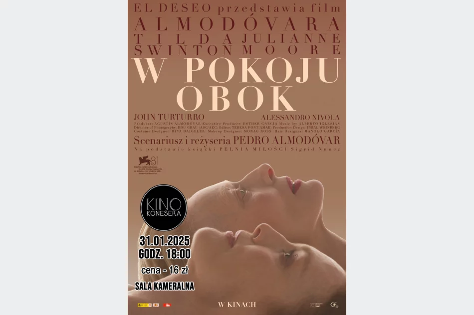  "W pokoju obok" 31 stycznia w Kinie Konesera - zdjęcie 2