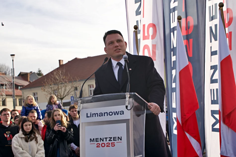 Sławomir Mentzen spotkał się z wyborcami w Limanowej (ZDJĘCIA, WIDEO) - zdjęcie 17