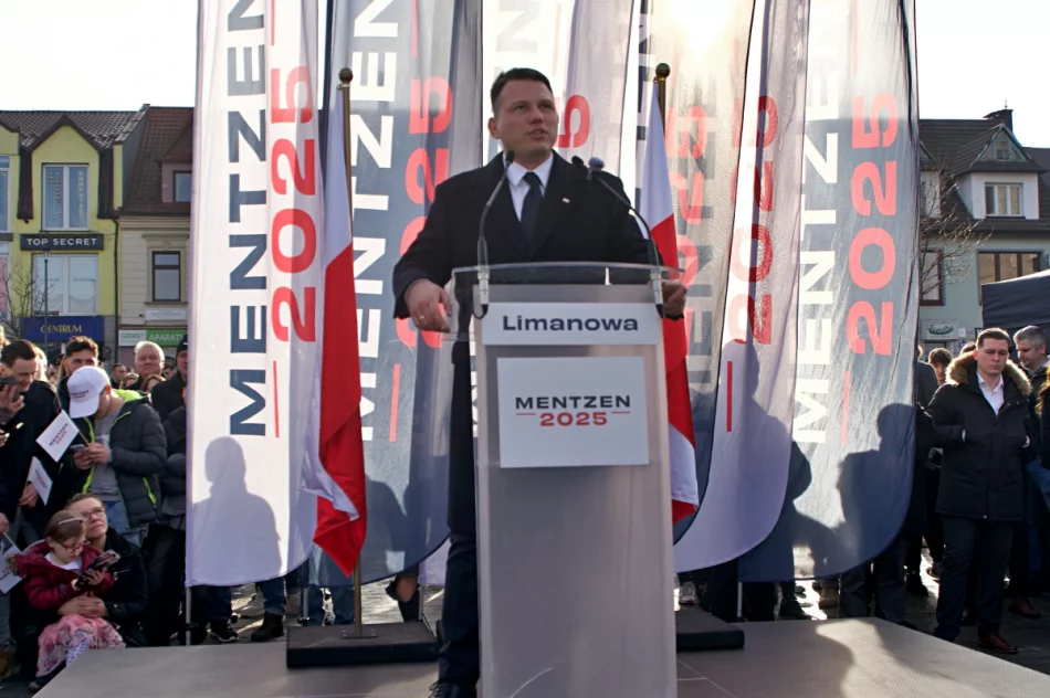 Sławomir Mentzen spotkał się z wyborcami w Limanowej (ZDJĘCIA, WIDEO) - zdjęcie 19