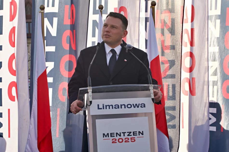 Sławomir Mentzen spotkał się z wyborcami w Limanowej (ZDJĘCIA, WIDEO) - zdjęcie 20