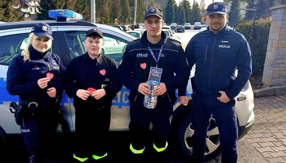 Policjanci czuwali nad bezpieczeństwem podczas WOŚP na Limanowszczyźnie - zdjęcie 1
