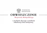 Obwieszczenie o wydaniu decyzji o ustaleniu lokalizacji linii kolejowej - 27.01 - zdjęcie główne