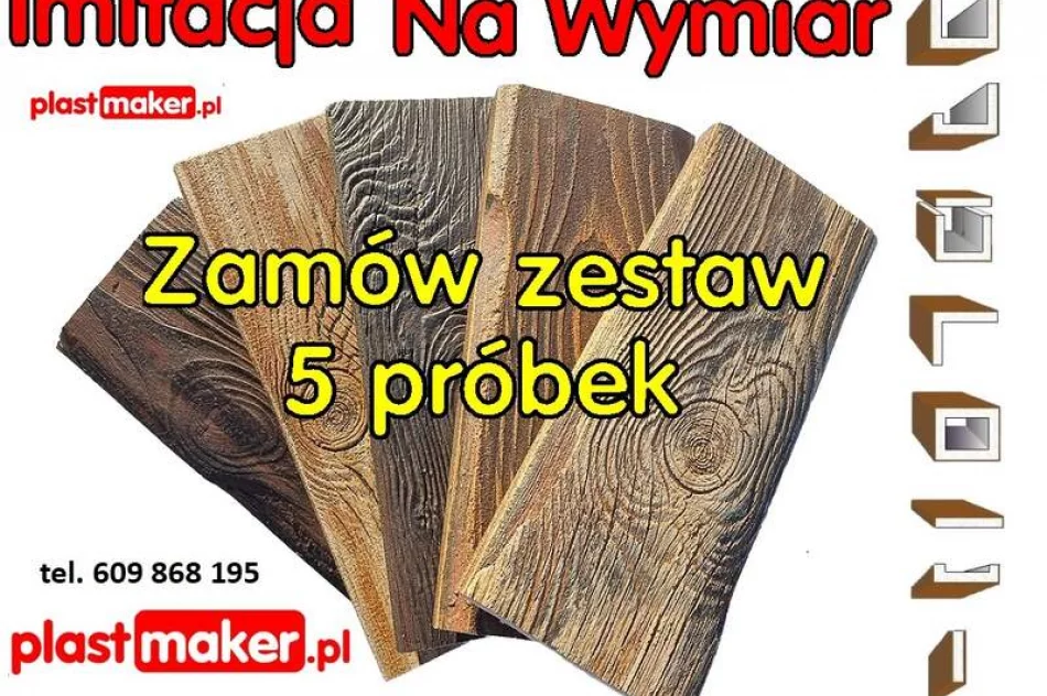 Imitacja Drewna NA WYMIAR!!! belki rustykalne i elastyczne deski elewacyjne - zdjęcie 4