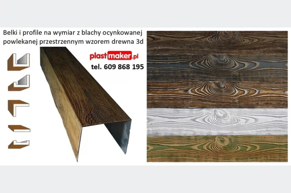 Imitacja Drewna NA WYMIAR!!! belki rustykalne i elastyczne deski elewacyjne - zdjęcie 6