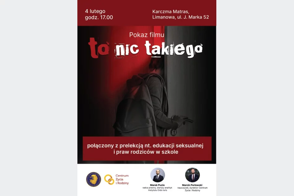 Pokaz filmu „To nic takiego…” i prelekcja o edukacji seksualnej - zdjęcie 2