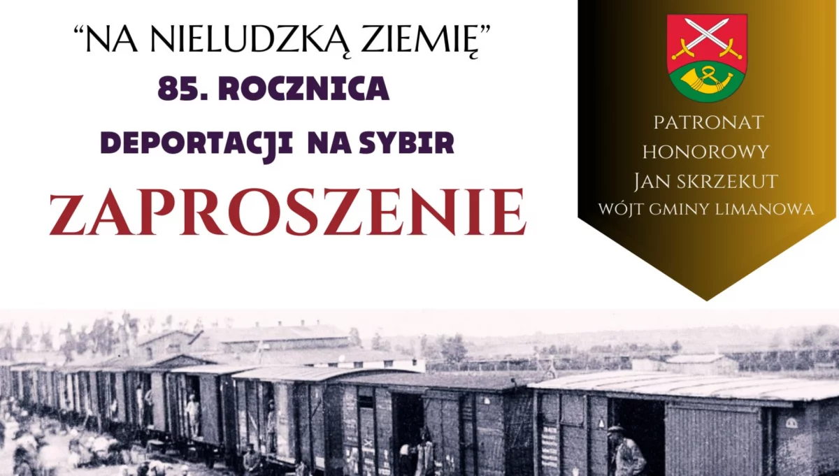 Zaproszenie na obchody 85 rocznicy deportacji na Sybir