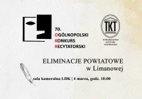 70. Ogólnopolski Konkurs Recytatorski (eliminacje powiatowe) - zapraszamy do udziału! - zdjęcie główne