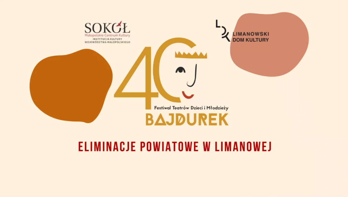 Eliminacje powiatowe 40. Festiwalu Teatrów Dzieci i Młodzieży BAJDUREK już w kwietniu!