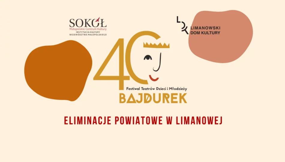 Eliminacje powiatowe 40. Festiwalu Teatrów Dzieci i Młodzieży BAJDUREK już w kwietniu! - zdjęcie 1