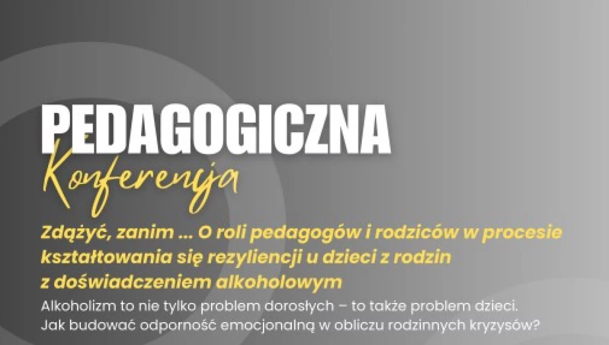 ​O wsparciu dzieci z rodzin alkoholowych