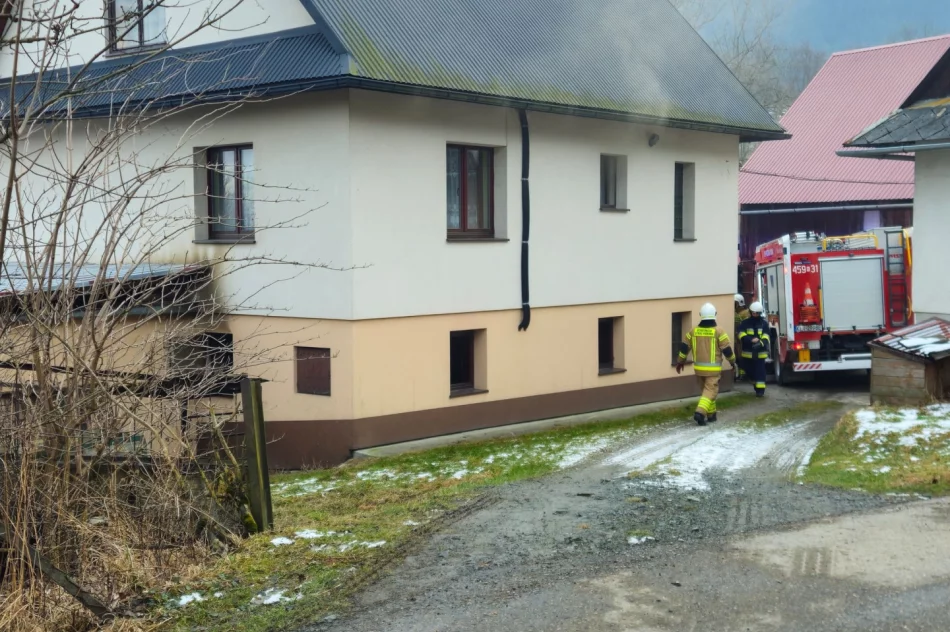 Pożar domu – strażacy ugasili płonący sprzęt AGD - zdjęcie 5