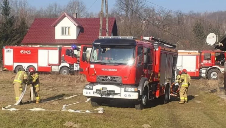 Pożar kotłowni - interwencja straży - zdjęcie 1
