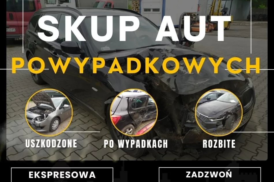 Skup aut zniszczonych, skup pojazdów powypadkowych - Gotówka - zdjęcie 1