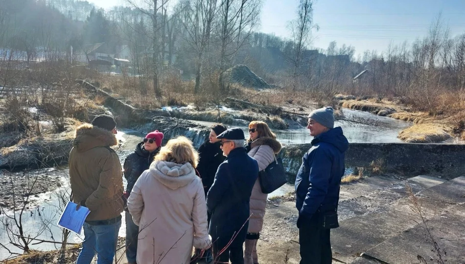 “Wizja lokalna” koryta potoku - zdjęcie 1