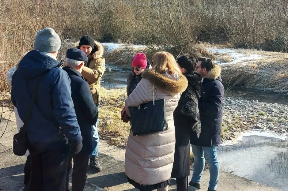 “Wizja lokalna” koryta potoku - zdjęcie 2