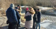 “Wizja lokalna” koryta potoku - zdjęcie 2