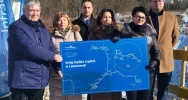 Konferencja prasowa PKP Polskie Linie Kolejowe S.A. dotycząca postępów prac związanych z realizacją budowy linii kolejowej - zdjęcie 2