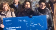 Konferencja prasowa PKP Polskie Linie Kolejowe S.A. dotycząca postępów prac związanych z realizacją budowy linii kolejowej - zdjęcie 3