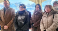 Konferencja prasowa PKP Polskie Linie Kolejowe S.A. dotycząca postępów prac związanych z realizacją budowy linii kolejowej - zdjęcie 4