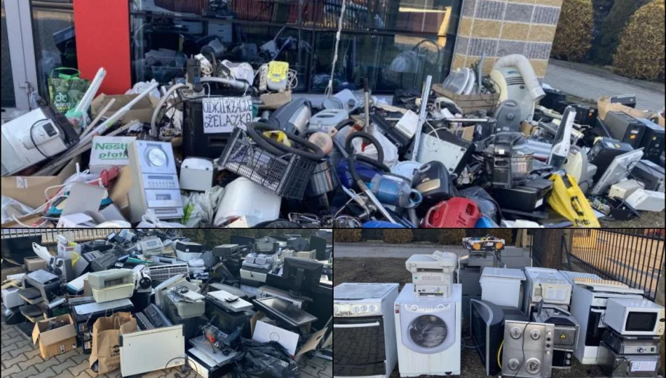 Akcja szkoły: zebrano ponad 7,5 tony sprzętu do recyklingu - zdjęcie 1
