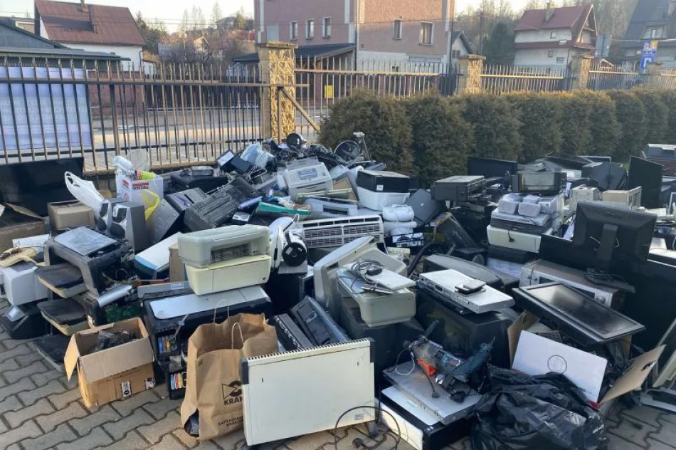 Akcja szkoły: zebrano ponad 7,5 tony sprzętu do recyklingu - zdjęcie 3