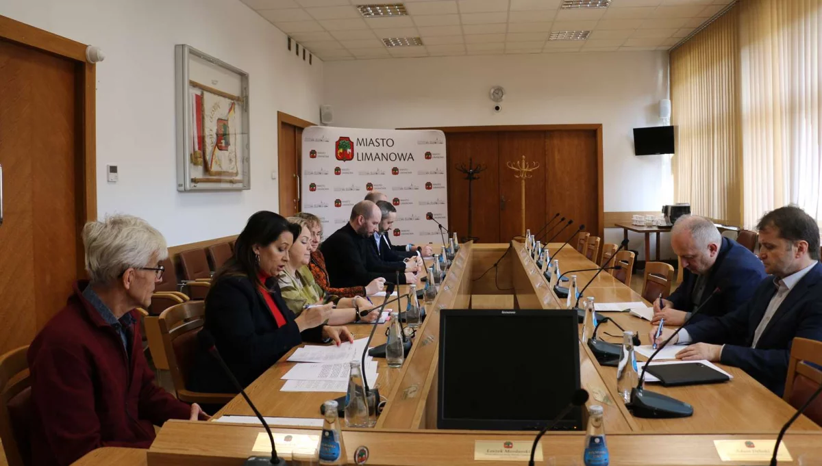 Posiedzenie Miejskiego Zespołu Zarządzania Kryzysowego w Limanowej