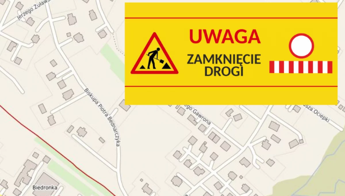 Uwaga! 20 lutego ulica Bednarczyka będzie zamknięta